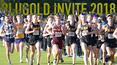 UW-Eau Claire Blugold Invite 2018 - St. Olaf XC - YouTube