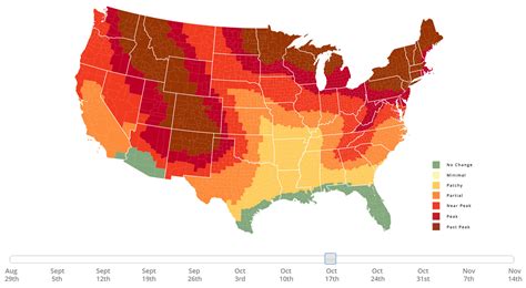 Vermont Fall Foliage Map