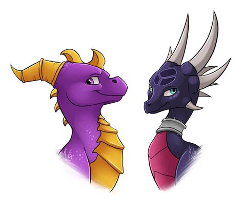 Spyro and Cynder by KlaraGibson on DeviantArt