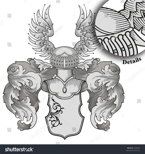 Coat Arms Vector Stock Vector (Royalty Free) 6394087 | Shutterstock