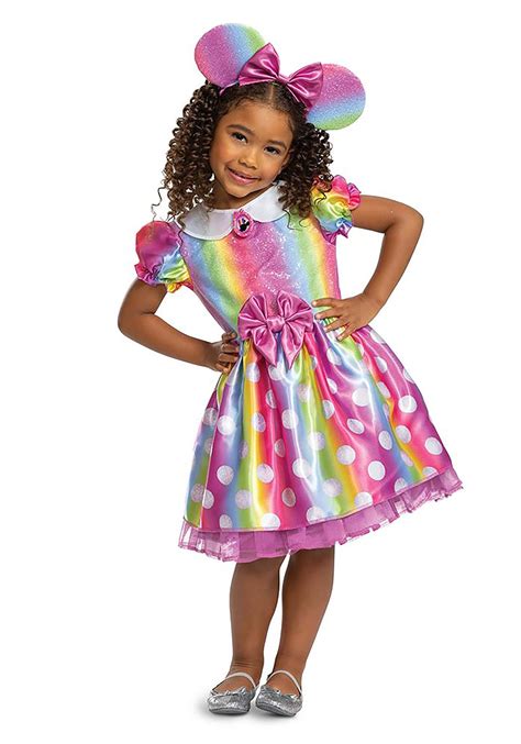 Minnie Mouse Rainbow Toddler Costume