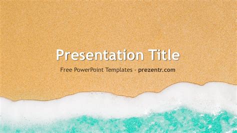 Free Beach Templates For Powerpoint - PRINTABLE TEMPLATES