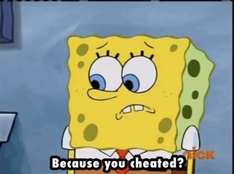 Spongebob You Cheated GIF - Spongebob You Cheated Busted - Discover ...