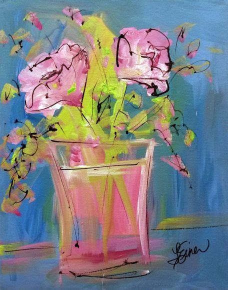 My Cup Runneth Over (2016) Acrylic painting by Terri Einer | Flower ...