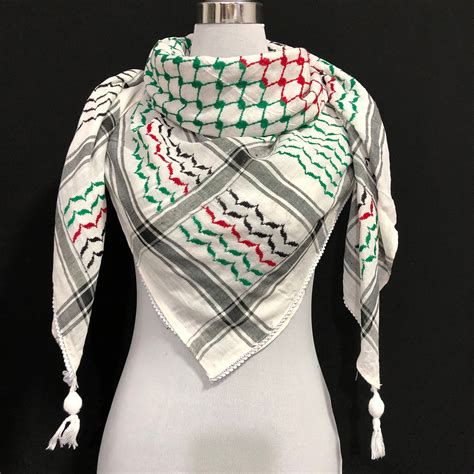 Scarves & Wraps Accessories Scarves Hirbawi Shemagh Keffiyeh Arab Scarf ...