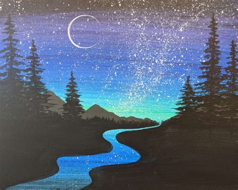 Stardust River - Sat, Nov 16 7:30PM at Brick | Acrylic painting canvas ...