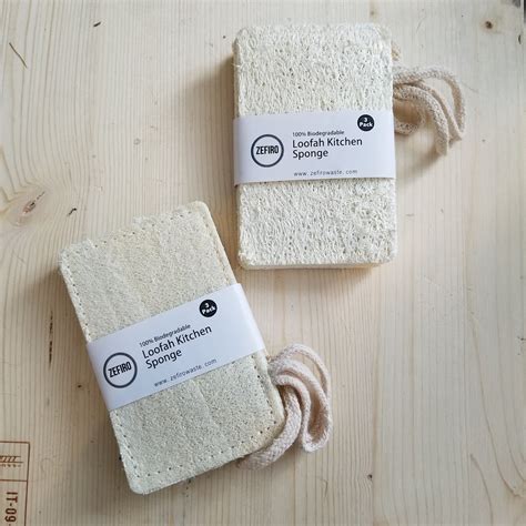 Loofah Kitchen Sponge - (3 Pack) | Unpacked Living