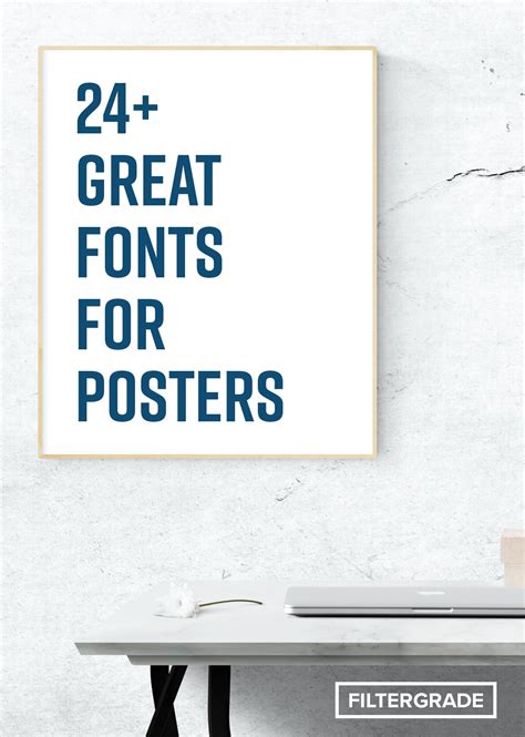 24+ Great Fonts for Posters - FilterGrade