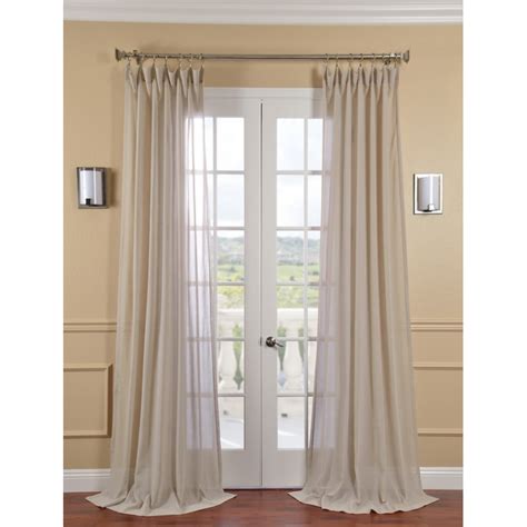 Tumbleweed Faux Linen Sheer Curtain - Curtain-Drapery.com