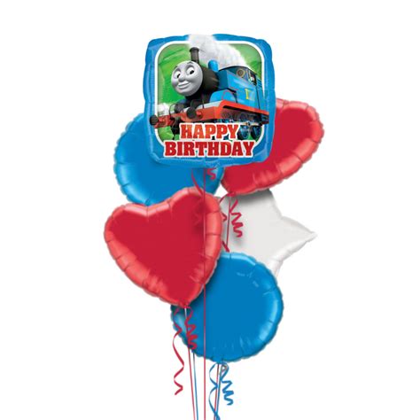 Thomas The Tank Engine Happy Birthday Balloon Bouquet – Balloon Town