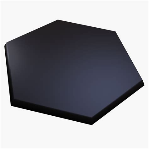 hexagonal tile 3d model