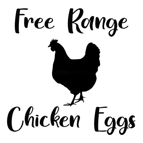 Free Range Chicken Eggs Decal Chicken Decal Chicken Vinyl - Etsy