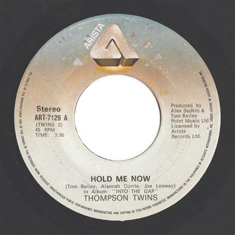 Thompson Twins - Hold Me Now (Vinyl) | Discogs