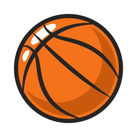 Free Vector | Basketball Logo Orange Ball