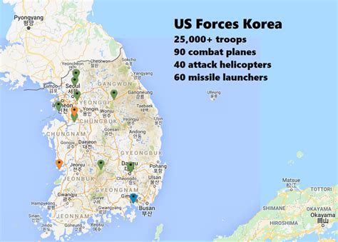 Map Of Us Bases In Korea - Guenna Holly-Anne