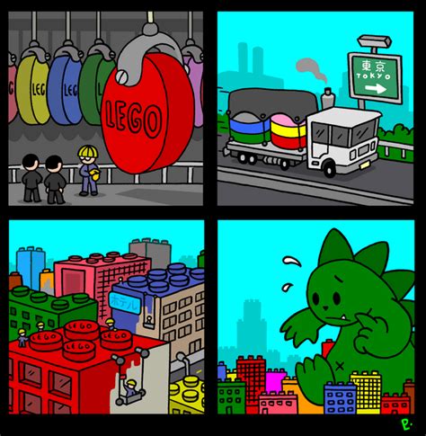 The Ultimate Defense Against Godzilla - Web Comics - 4koma comic strip ...