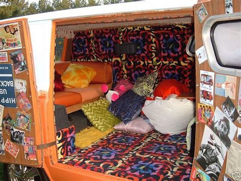 We found more hippie van interiors for you... how about that last one ...