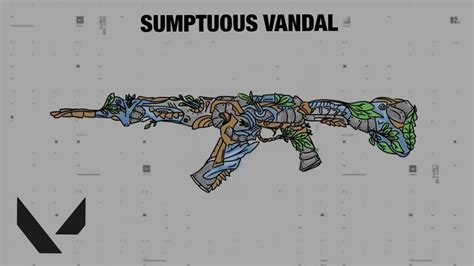 ArtStation - Weapon design Drawing | VALORANT | VANDAL | Sumptuous Vandal