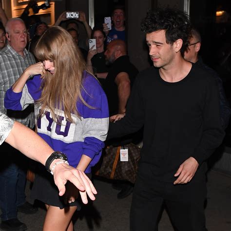 Photos from Taylor Swift and Matt Healy's NYC Recording Studio Outing