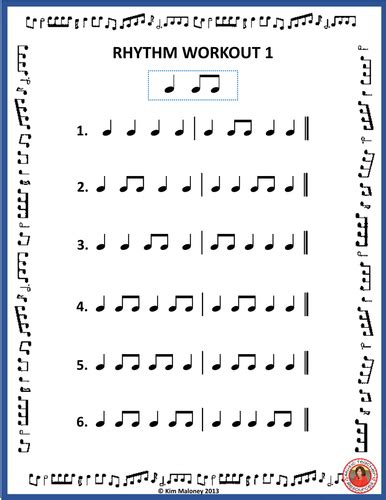 Rhythm Workout | Teaching Resources