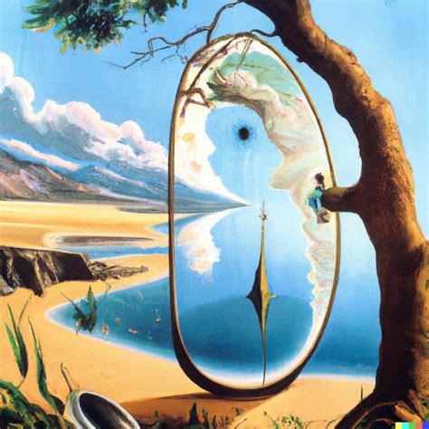 The Nature of Reality by Salvador Dali : dalle2