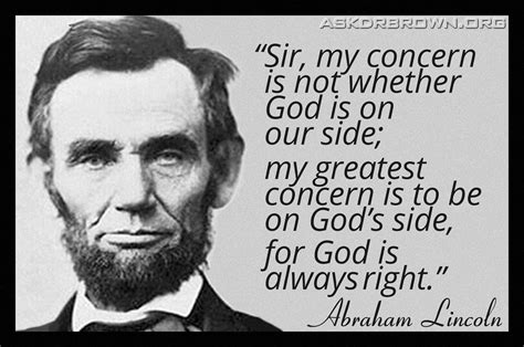 Abraham Lincoln Quotes About God S Side - ShortQuotes.cc