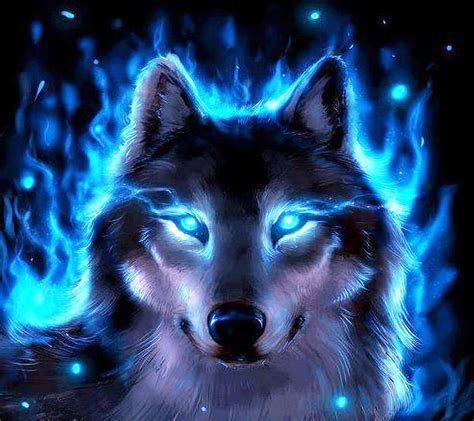 Cool Neon Wolves on Dog HD wallpaper | Pxfuel