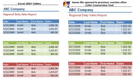 Excel's Color Palette Compatibility Solution