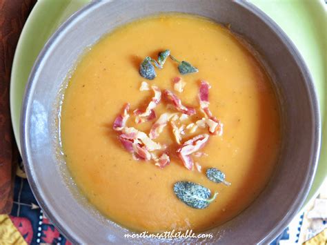 Italian Butternut Squash Soup | More Time at the Table