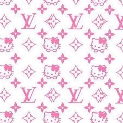 Downloaden Y2k Aesthetic Louis Vuitton Hallo Kitty | Wallpapers.com