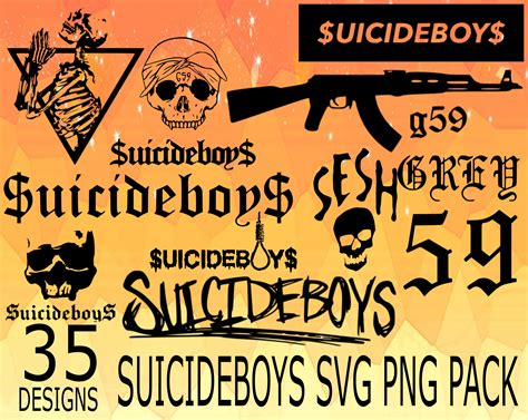 Suicide Boys Calcomanías SVG PNG Paquete de diseño cricuit - Etsy España