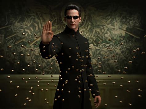 Wallpaper neo, keanu reeves, the matrix, bullets desktop wallpaper, hd ...