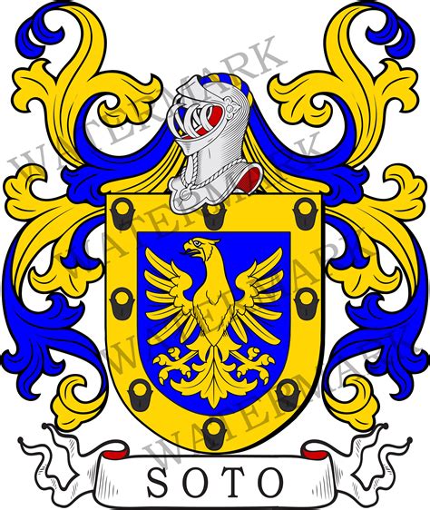 Soto Family Crest Digital Download Soto Coat of Arms JPG File Heraldry ...