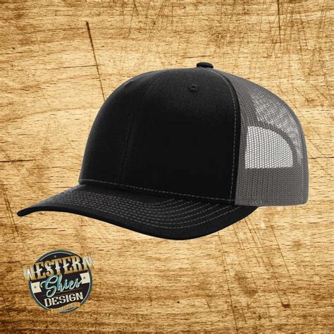 Richardson 112 Premium Custom Embroidered Trucker Hat – Western Skies ...