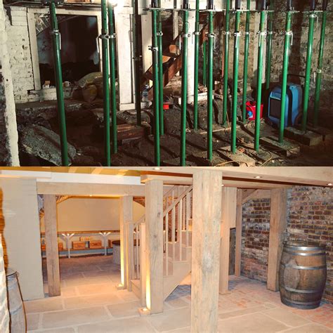 Wine cellar restoration before and after, completed by SBS Renovation ...