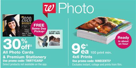 Walgreens Photo Codes and Photo Deals