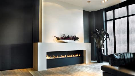 Linear Fireplace Design