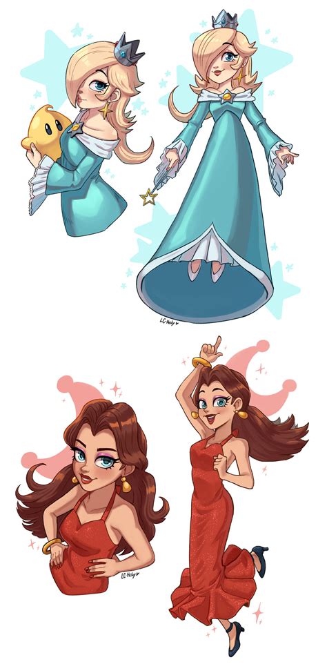 Rosalina and Pauline by LC-Holy on DeviantArt