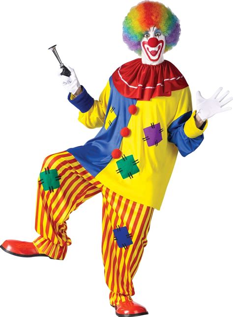 Colourful Classic Clown Costume - The Costume Shoppe