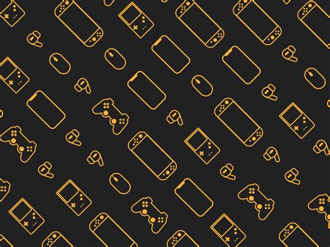 black and yellow gadget background by io io Vector Animation, Space ...