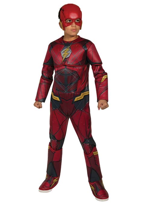 Justice League Deluxe Flash Costume for Boys