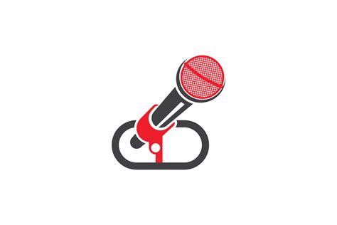 The Microphone Logo Design Icon Graphic Illustration par Creativegms ...