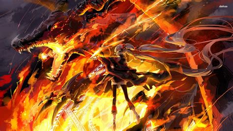 Anime Fire Dragon Wallpapers - Top Free Anime Fire Dragon Backgrounds ...