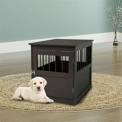 Topcobe Pet Crate for Small / Large Dogs, Wooden Playpen Kennel, Brown ...