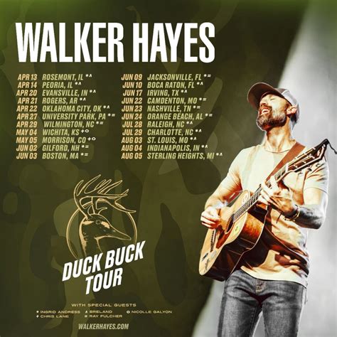 Walker Hayes Announces 2023 Duck Buck Tour Dates | Hometown Country Music