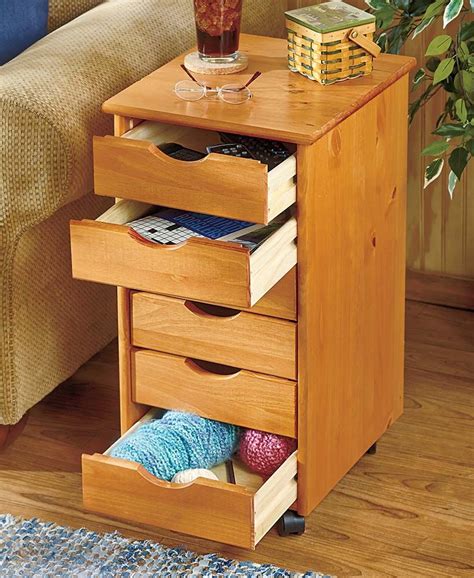 Free 2-day shipping. Buy 6-Drawer Wood Storage on Wheels - at Walmart ...