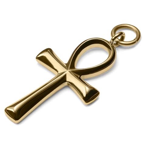 Gold-Tone Steel Ankh Charm | In stock! | Lucleon