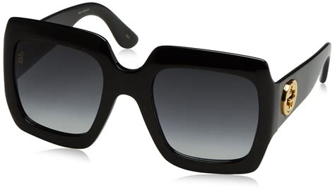 Gucci GG0053S Oversize Square Sunglasses 54 mm - Piercing Sun ...