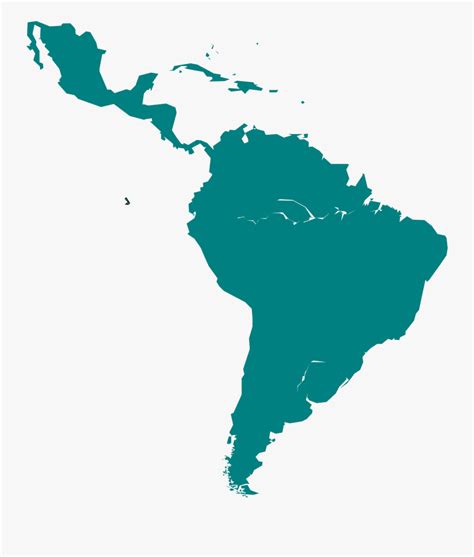 Transparent Latin America Map Png , Free Transparent Clipart - ClipartKey