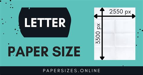 Letter Size In Pixels - Paper Sizes Online